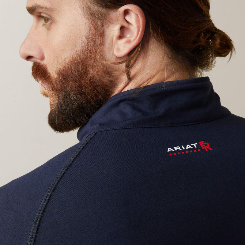 FR Combat Stretch Patriot 1/4 Zip Work Shirt 03
