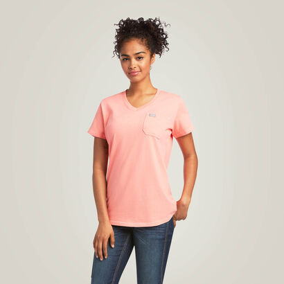 Rebar Cotton Strong V-Neck T-Shirt