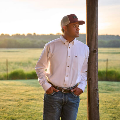 Solid Twill Classic Fit Shirt Lifestyle