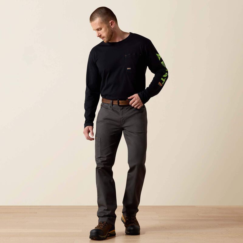 Rebar M4 Low Rise DuraStretch Made Tough Stackable Straight Leg Pant Image 3 of 6