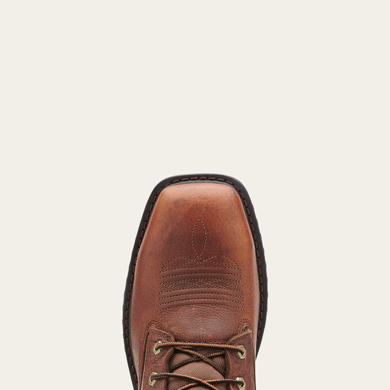 RigTek 8" Wide Square Toe Composite Toe Work Boot Toe
