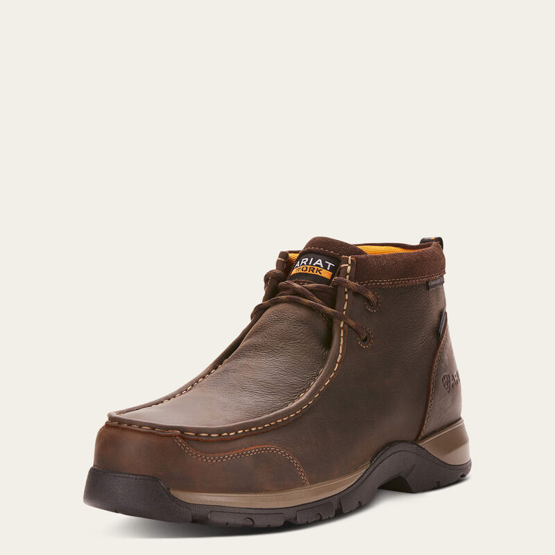 Edge LTE Moc Waterproof Composite Toe Work Boot 3-4 Front