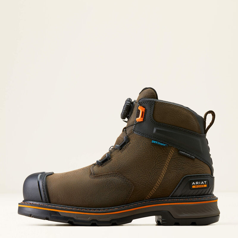 Stump Jumper 6" BOA Waterproof Composite Toe Work Boot Side