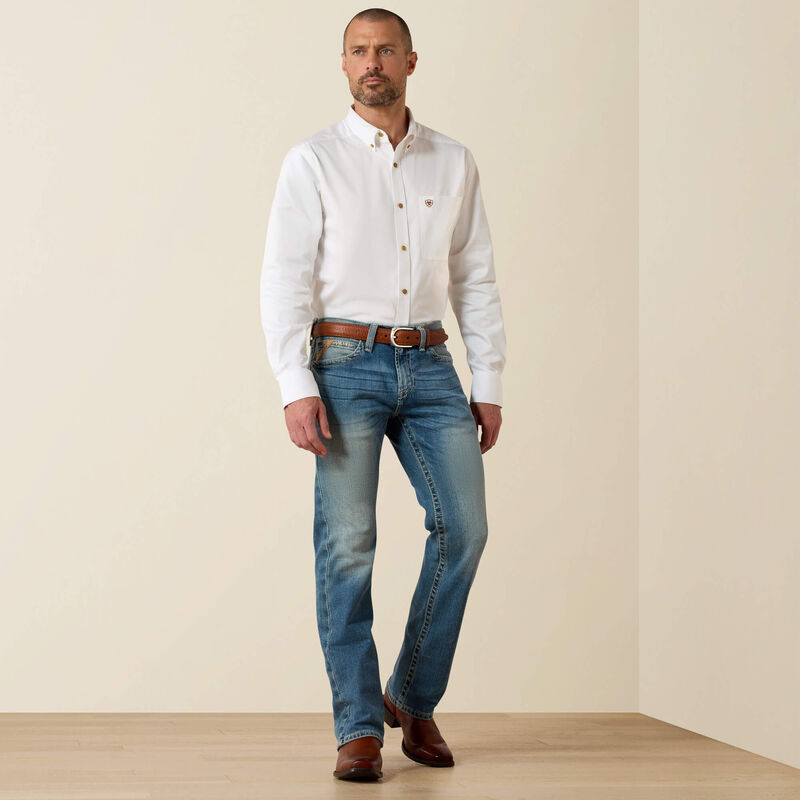 M7 Rocker Stretch Stirling Stackable Straight Leg Jean Full
