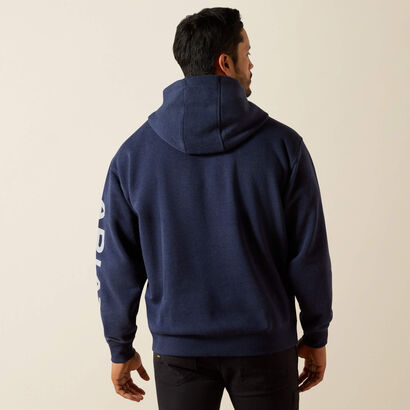 Rebar Lightweight Logo Hoodie Back