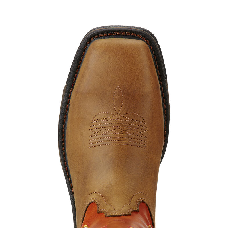 WorkHog Wide Square Toe CSA Composite Toe Work Boot Toe