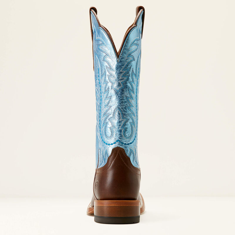 Frontier Tilly Wide Square Toe Western Boot Heel