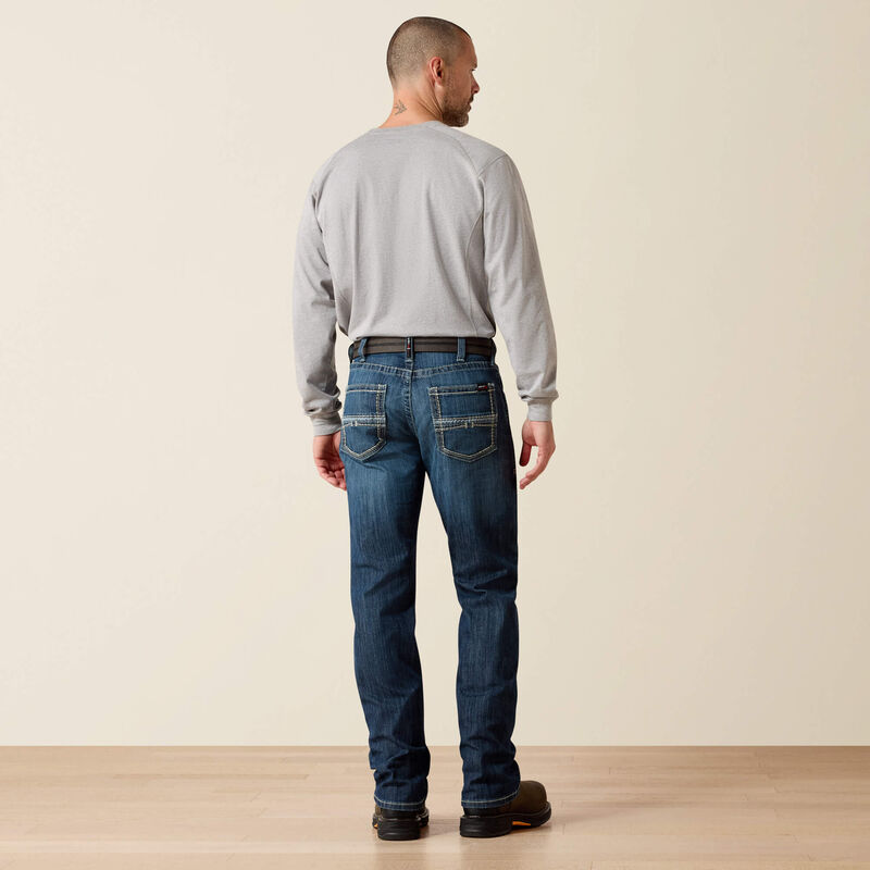 FR M5 Straight DuraLight Stretch Coltrane Straight Leg Jean Back