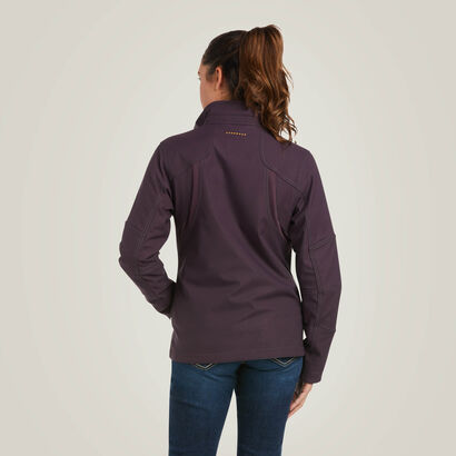 Rebar Stretch Canvas Softshell Jacket Back