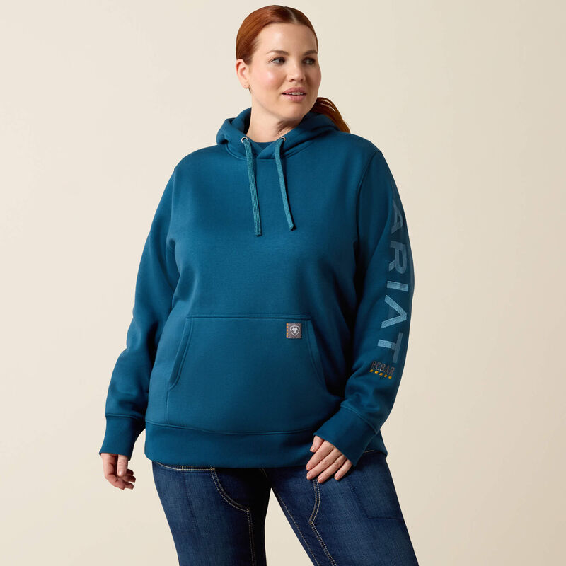 Rebar Workman Graphic Hoodie Front Plus