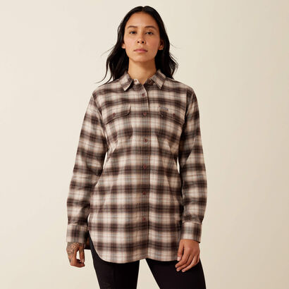 Rebar DuraStretch Flannel Tunic Front