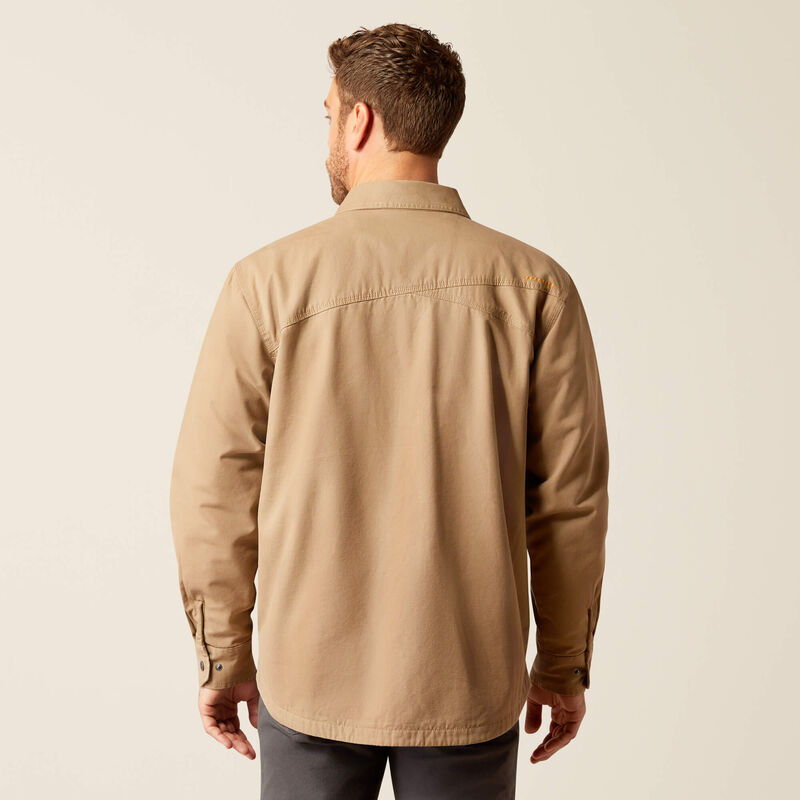 Rebar Canvas Shirt Jacket Back