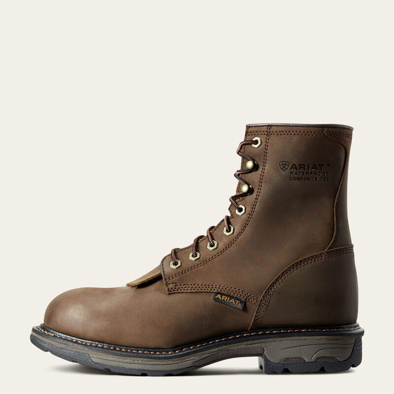WorkHog 8" Waterproof Composite Toe Work Boot Side