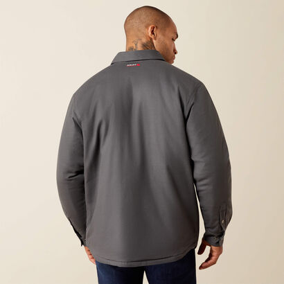 FR Flannel Insulated Shirt Jacket Back