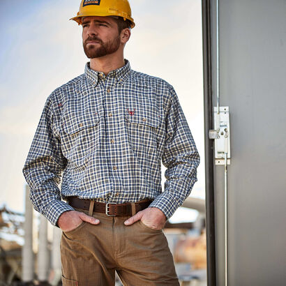 FR Plaid Featherlight Work Shirt Lifestyle