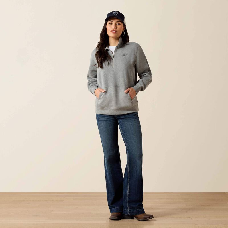Foundation Logo 1/2 Zip Sweatshirt Full