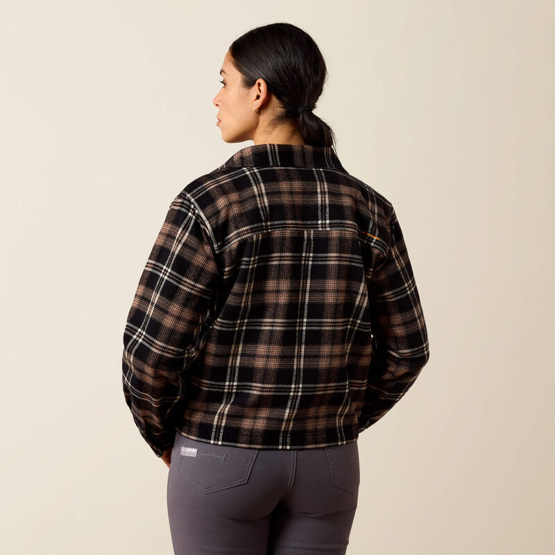 Rebar Heavy Flannel Work Shirt Back