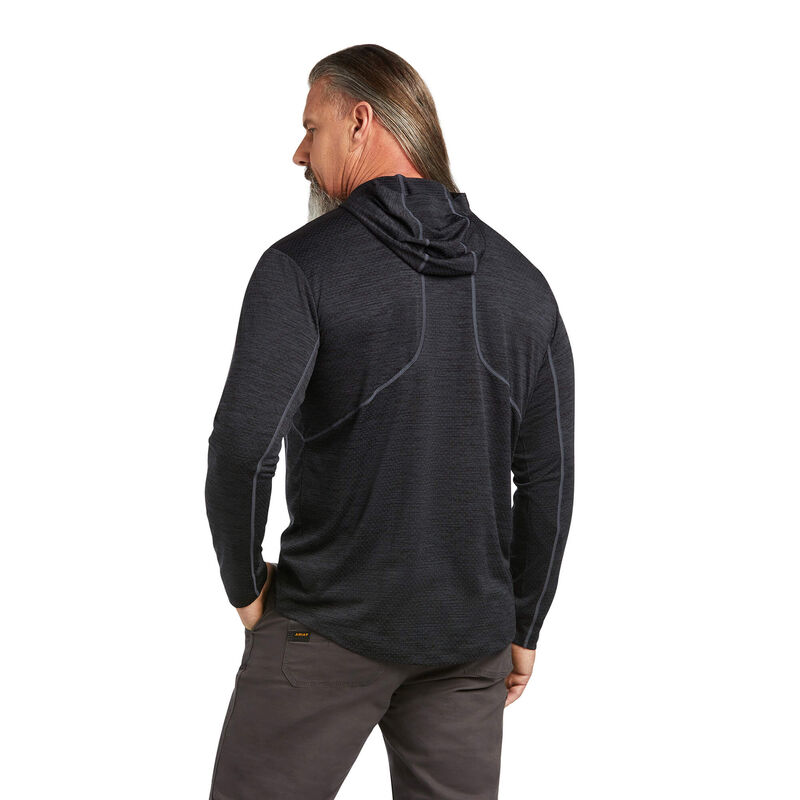 Rebar Evolution Hooded Sun Shirt Back