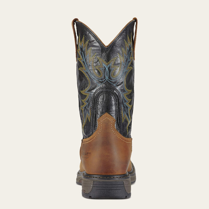 WorkHog Wide Square Toe Waterproof Steel Toe Work Boot Image 5 of 4