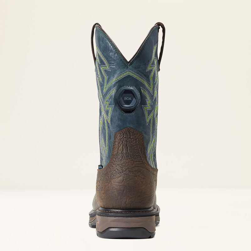 WorkHog XT BOA Waterproof Carbon Toe Work Boot Heel