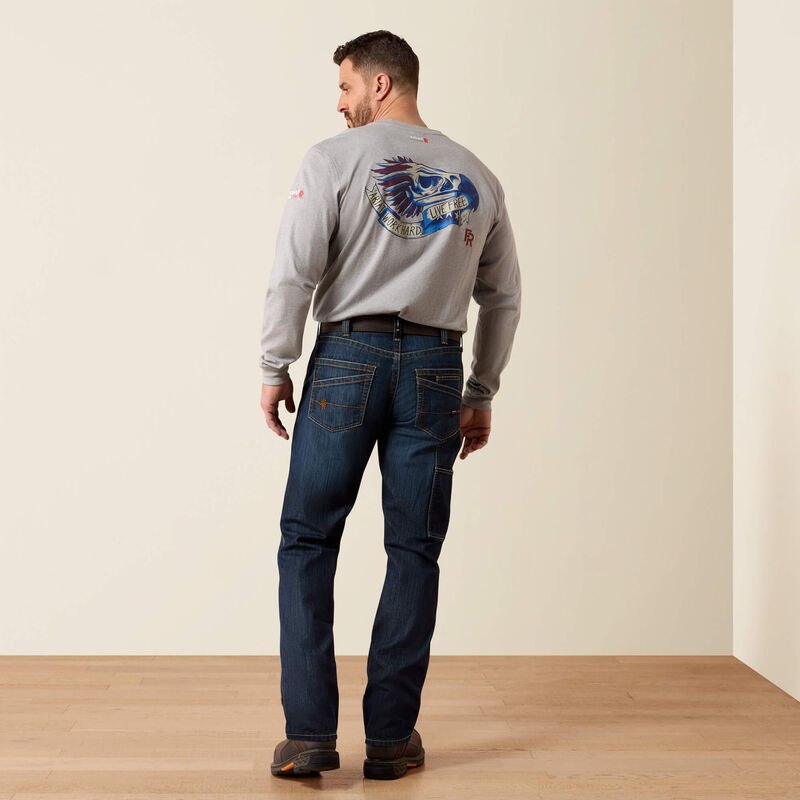 FR M5 Straight DuraLight Workhorse Stretch Straight Leg Jeans 04