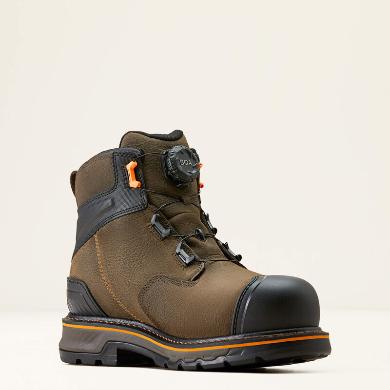 Stump Jumper 6" BOA Waterproof Composite Toe Work Boot Medial
