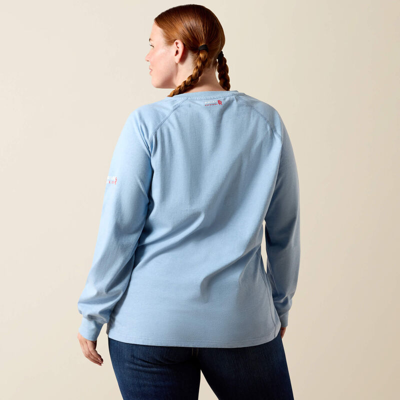 FR Air Henley Top Back Plus