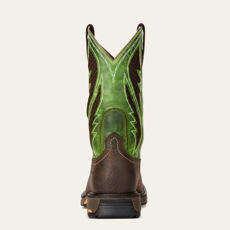 WorkHog Wide Square Toe VentTEK Work Boot Heel
