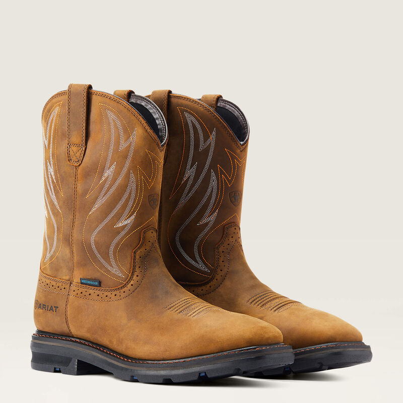 Sierra Shock Shield Waterproof Work Boot Pair