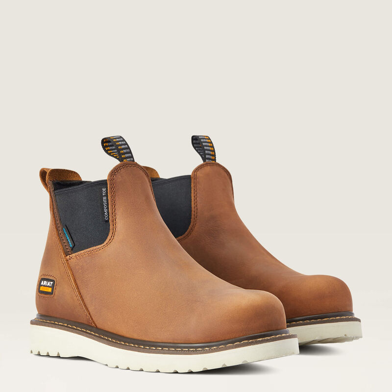 Rebar Wedge Chelsea Waterproof Composite Toe Work Boot Image 7 of 6