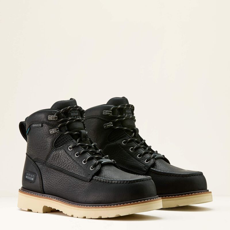 Rebar Lift 6" Waterproof Composite Toe Work Boot Pair