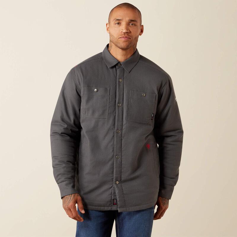 FR Flannel Insulated Shirt Jacket 01