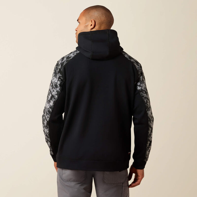 FR DuraStretch Colorblock Hoodie Back