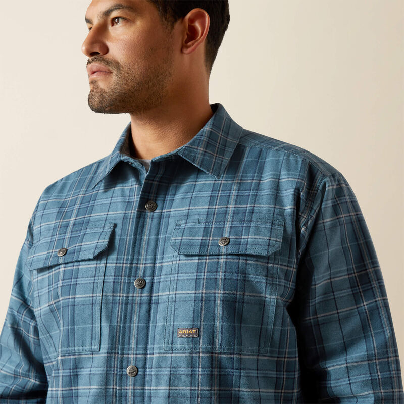 Rebar Flannel Insulated Shirt Jacket 01