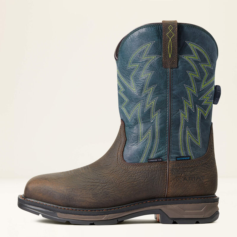 WorkHog XT BOA Waterproof Carbon Toe Work Boot Side