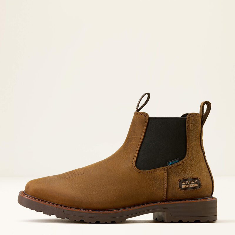 Activator Chelsea Waterproof Wide Square Toe Work Boot Side