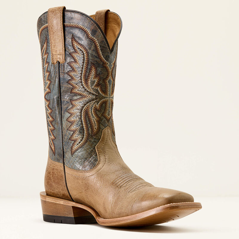 Preston Wide Square Toe Cowboy Boot Medial