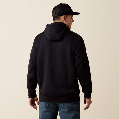 Rebar Workman Full Zip Hoodie Back