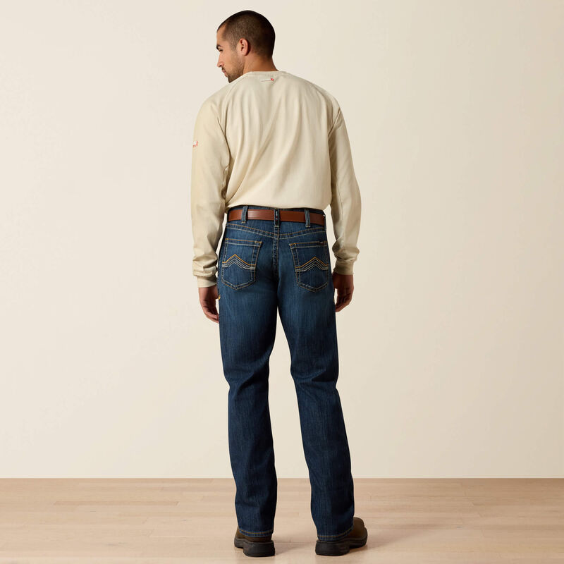 FR M4 Relaxed Stretch DuraLight Jett Boot Cut Jean Back