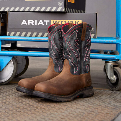 WorkHog XT VentTEK Waterproof Carbon Toe Work Boot Lifestyle
