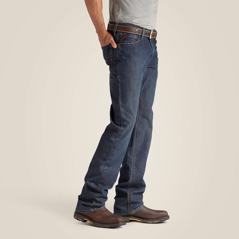 FR M4 Relaxed Basic Boot Cut Jean Side