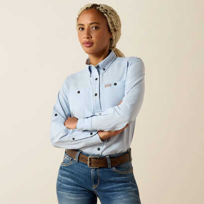 Rebar Made Tough 360 Airflow DuraStretch Work Shirt Front