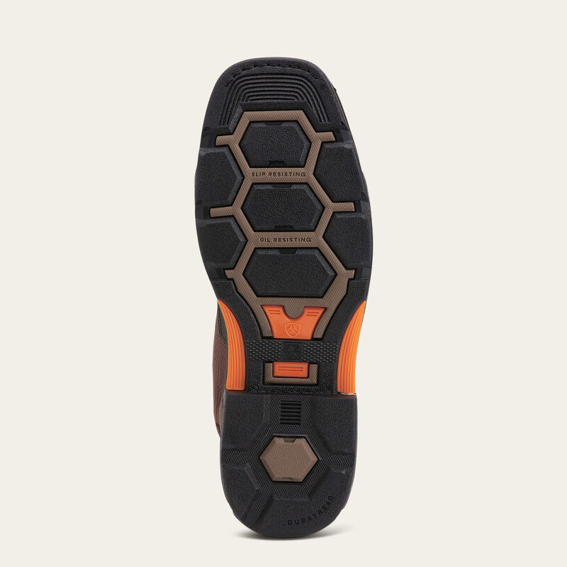 OverDrive 8" Wide Square Toe Waterproof Composite Toe Work Boot Sole