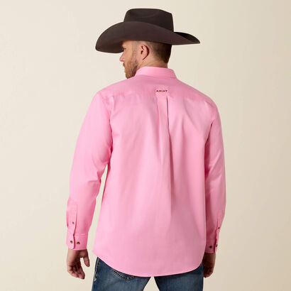 Solid Twill Classic Fit Shirt Back