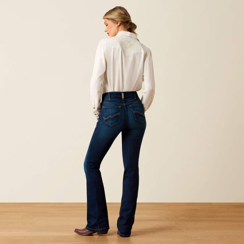 R.E.A.L. High Rise Ballary Boot Cut Jean Back