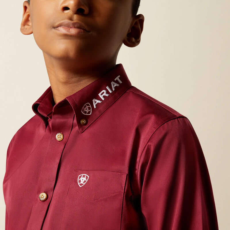 Team Logo Twill Classic Fit Shirt 01