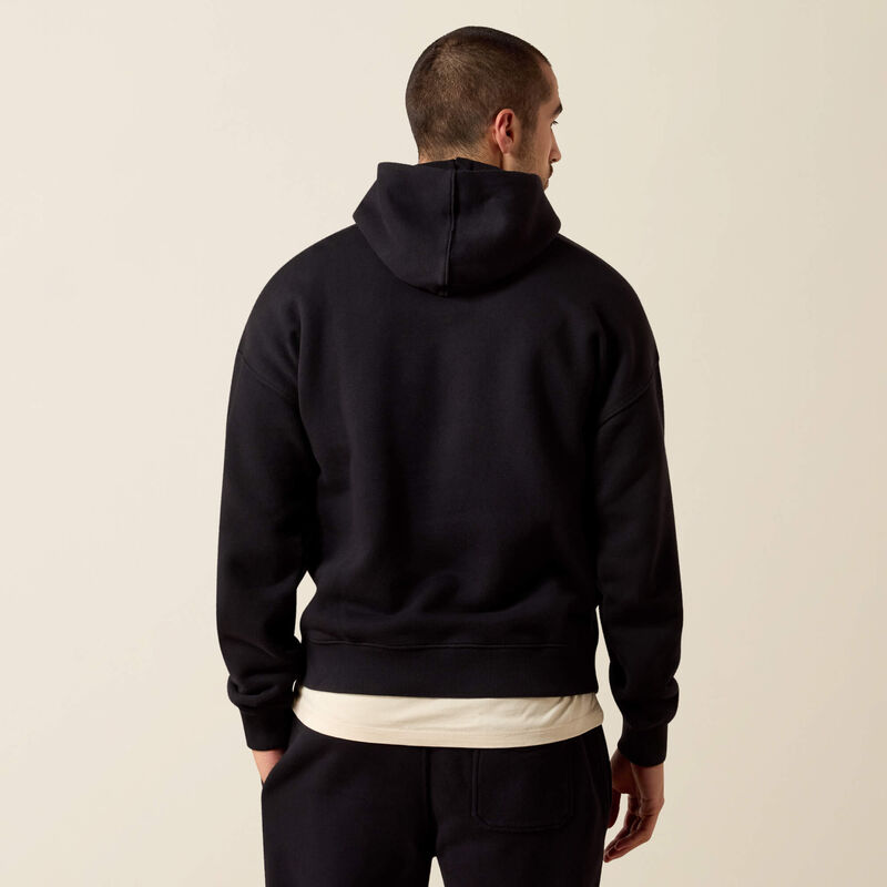 ToughStock Washed Heavyweight Fleece Hoodie Back