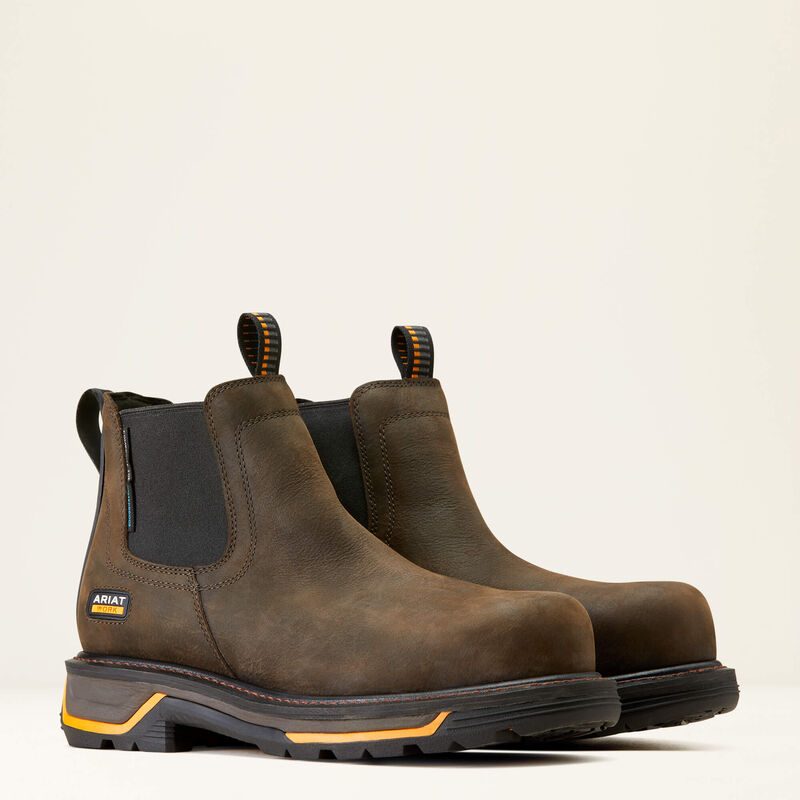 Big Rig Chelsea Waterproof Composite Toe Work Boot Pair