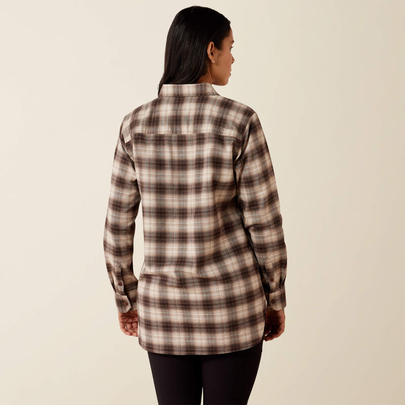 Rebar DuraStretch Flannel Tunic Back