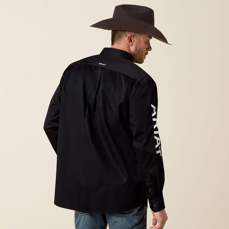 Team Logo Twill Classic Fit Shirt Back